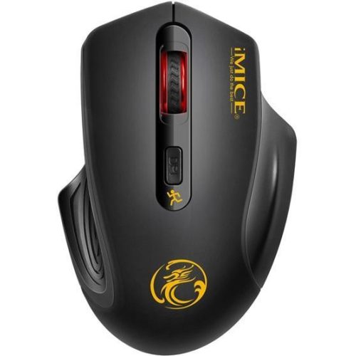 iMICE E1800 Black wireless optikai egér