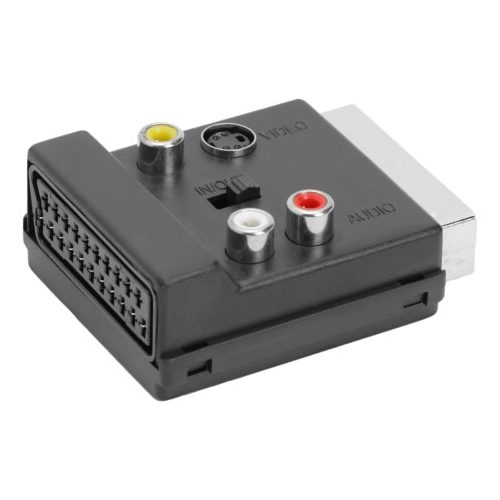 Delight Scart dugó-hüvely 3RCA/Svideo adapter