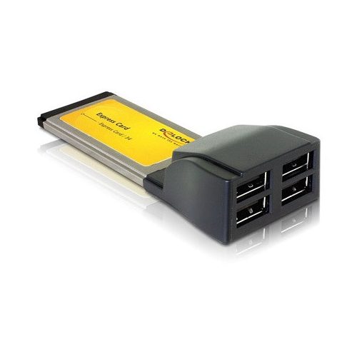 Delock 66207 4xUSB2.0 hub Express Card