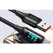 Mcdodo CA-108 Type-C USB-A - USB-C kábel kijelzővel, 1,2m