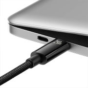 Baseus Tungsten Gold USB-C - USB-C kábel, 240W, 3m (fekete)