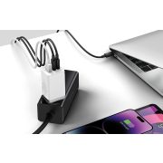 Baseus GaN5 Pro 2xUSB-C + USB gyorstöltő, 65W (fehér)