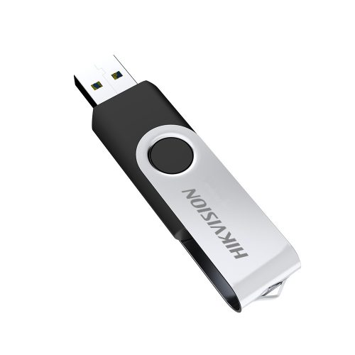 HIKSEMI Pendrive 8GB M200S "Rotary" USB 2.0, Szürke-Fekete