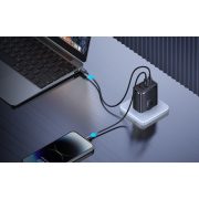 Baseus OS-Cube Pro töltő 2xUSB-C + USB, 65W (fekete)