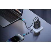 Baseus OS-Cube Pro töltő 2xUSB-C + USB, 65W (fekete)