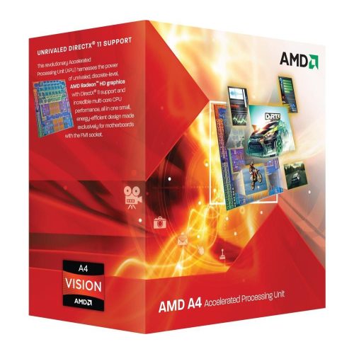 AMD A4-3400 x2 2,7GHz FM1 processzor OEM