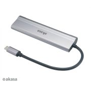 Akasa USB 3.1 Type-C 6-In-1 Dock AK-CBCA14-18BK