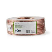 Nedis CAGW2500TR1000 2x2,5 mm2 hangfalkábel