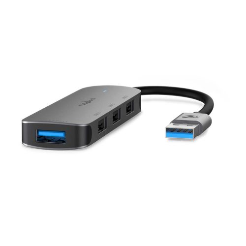 Nedis CCGB61210GY01 USB HUB 1 x USB-A dugó - 4 x USB-A aljzat