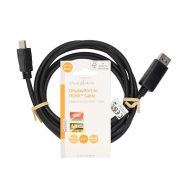 Nedis CCGL37101BK20 HDMI - Display port kábel, 2m