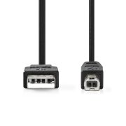 Nedis CCGL60100BK30 USB nyomtatókábel, 3m