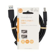 Nedis CCGL61010BK10 USB 3.2 Gen 1 hosszabbító kábel, 1m