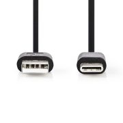 Nedis CCGP60600BK10 USB-C 2.0 kábel, 1m