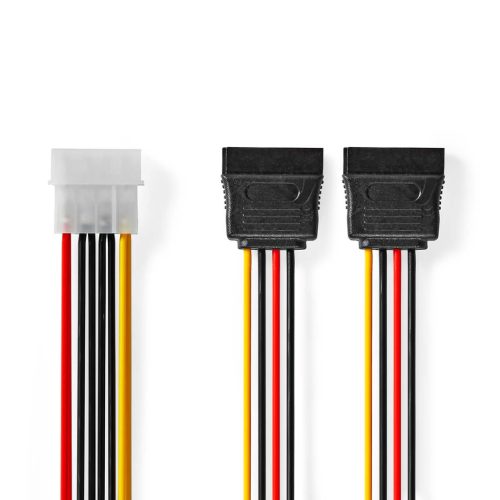 Nedis CCGP73520VA015 Molex-2Sata tápkábel