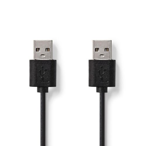 Nedis CCGT60000BK20 USB A-A összekötő kábel (apa-apa) 2m