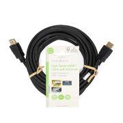 Nedis CVGL34000BK50 HDMI kábel ethernettel, 5m