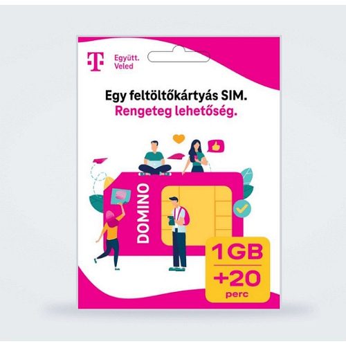 Telekom Domino Quick 1GB+20perc SIM kártya