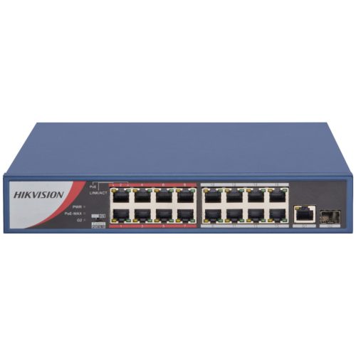 Hikvision DS-3E0318P-E/M 18 portos POE switch