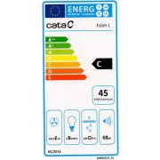 Cata F2060 WH/L LED páraelszívó fehér SLIM