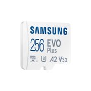 Samsung MB-MC256SA EVO Plus microSD kártya 256GB, CLASS 10, UHS-1, U3, V30, A2, + Adapter