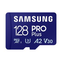   SAMSUNG MB-MD128SB, PRO Plus + Reader microSDXC 128GB, CLASS 10, UHS-I, U3, V30, A2