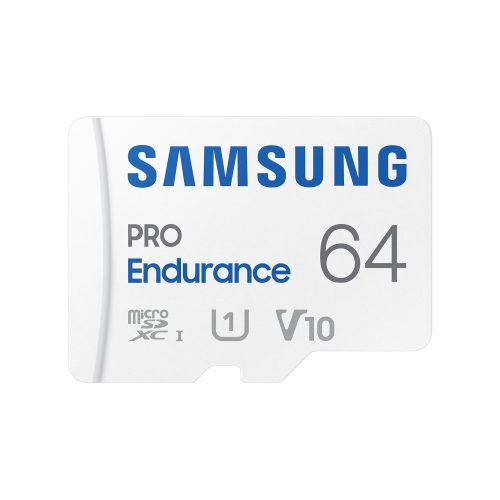 Samsung MB-MJ64KA PRO Endurance microSD kártya 64GB, CLASS 10, UHS-I (SDR104), + SD Adapter