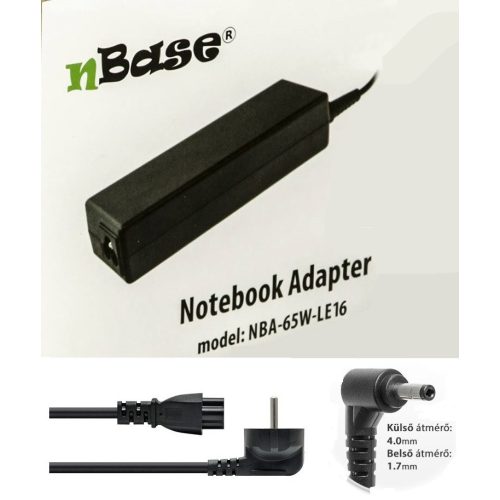 nBase NBA-65W-LE16 Lenovo utángyártott töltő