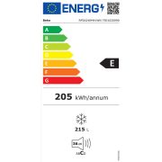 Beko RFSA240M41W fagyasztószekrény E energiaoszt.