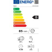 Bosch SMV4HVX00E teljesen integrálható mosogatógép