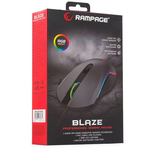 Rampage SMX-R70 Blaze gamer egér