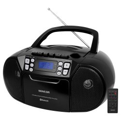   Sencor SPT3907B kazettás rádió CD, Bluetooth, Mp3, USB, Aux