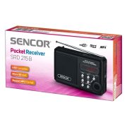 Sencor SRD215 hordozható rádió USB/MP3/Micro SD