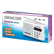 Sencor SRD215 hordozható rádió USB/MP3/Micro SD