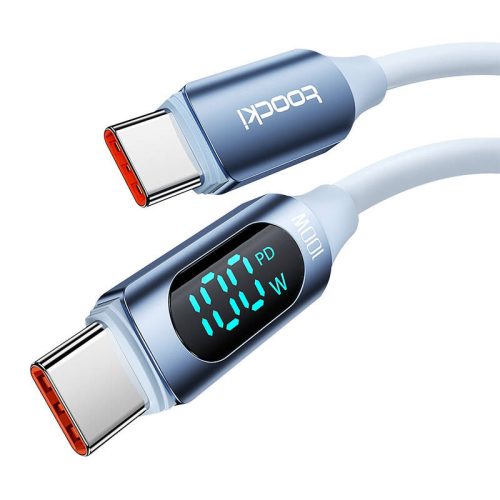 Toocki TXCT11-XX04-B2 USB-C kábel kijelzővel, 2m