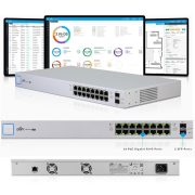 Ubiquiti US-16-150W Unifi 16port+2SFP 24/48V POE switch