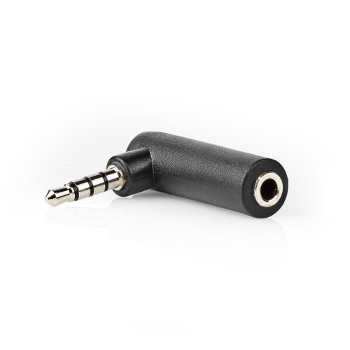 Nedis CAGP22980BK sztereó audó adapter 4 pólusú 3,5mm jack