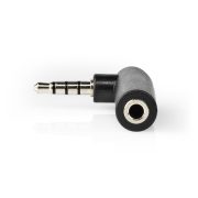 Nedis CAGP22980BK sztereó audó adapter 4 pólusú 3,5mm jack