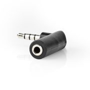 Nedis CAGP22980BK sztereó audó adapter 4 pólusú 3,5mm jack