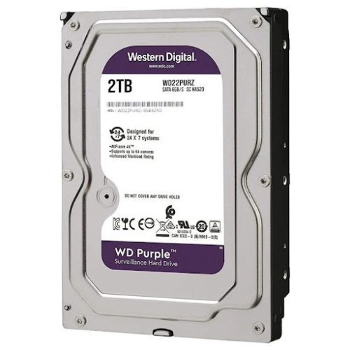 Western Digital WD23PURZ 2 TB SATA 6Gb/s 3,5" merevlemez